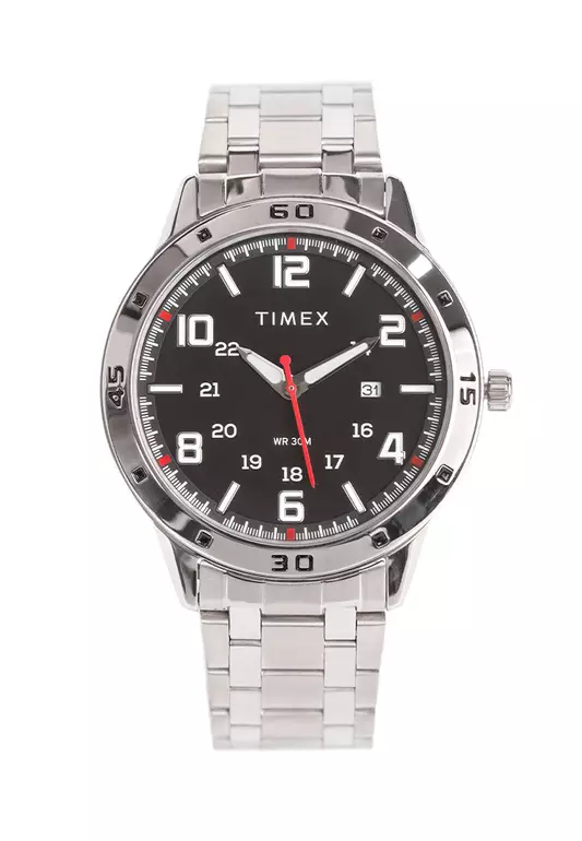 Timex U9-2 Series Silver Stainless Steel Mens Watch TW00U918E CLASSICS
