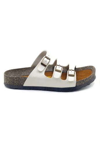 SoleSimple white Ely - White Sandals & Flip Flops & Slipper D4077SHDDFC88CGS_1