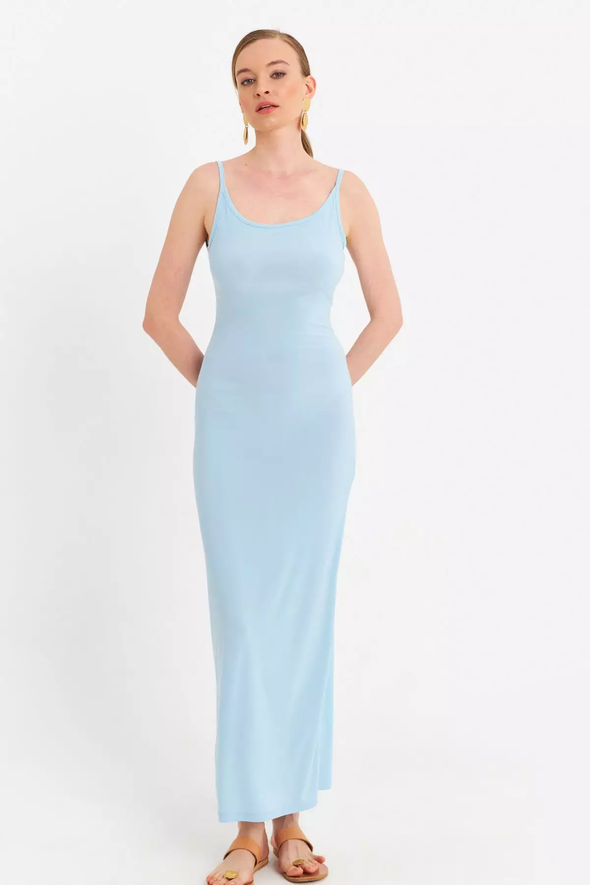 Adjustable Strap Maxi Dress