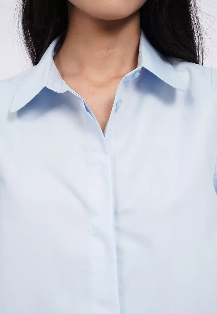 Folded Short Sleeves Shirt