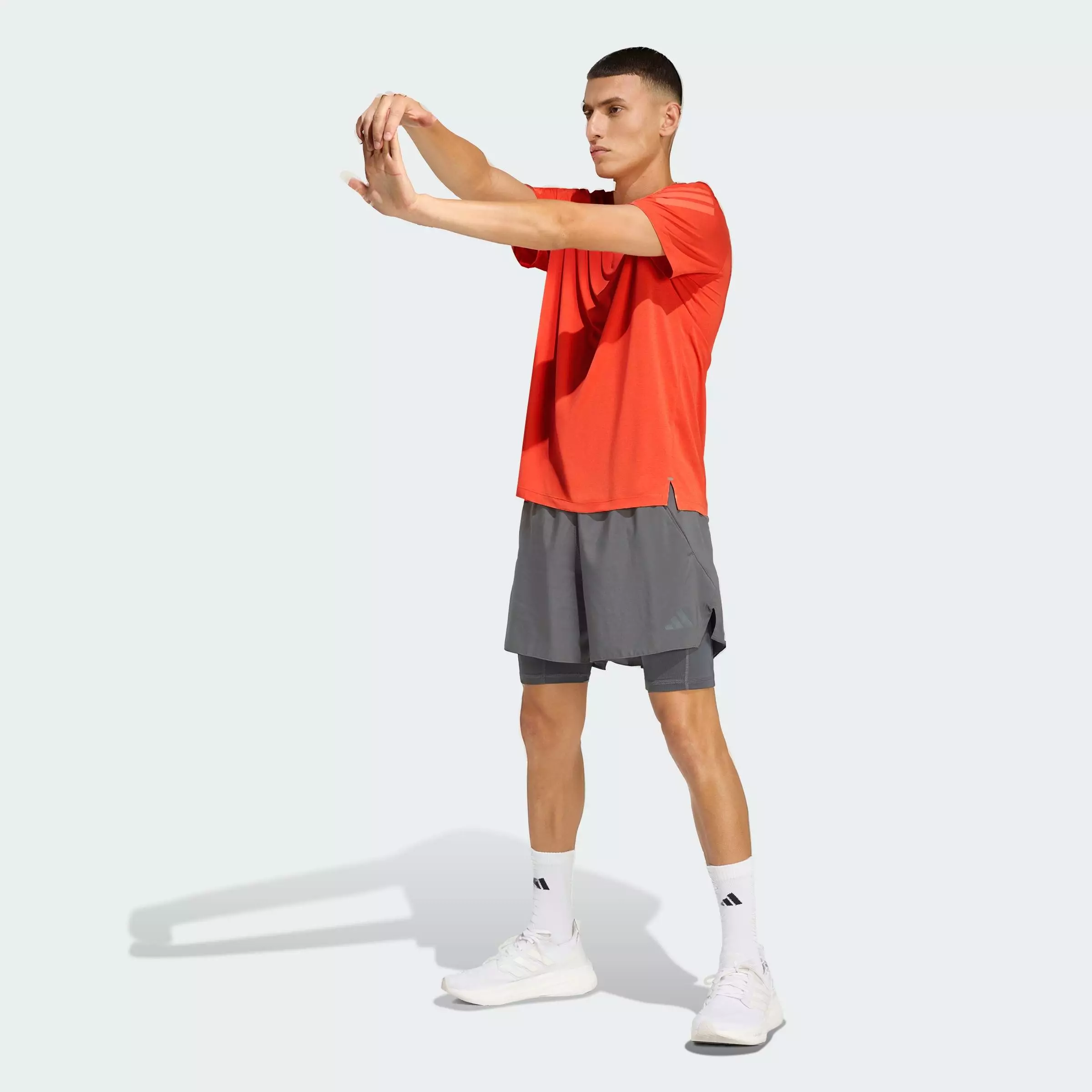 Running adi365 Climacool T-Shirt Men Orange JZ7700