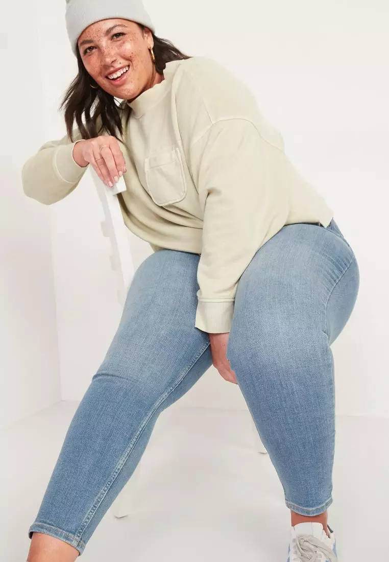 Mid-Rise Rockstar Super-Skinny Jeans for Women