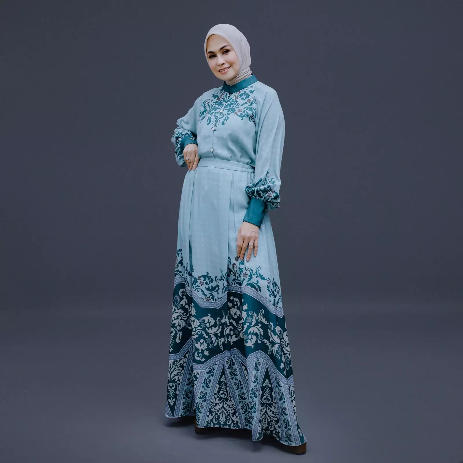 Mayra Indonesia - Set Rok Anaka - Green