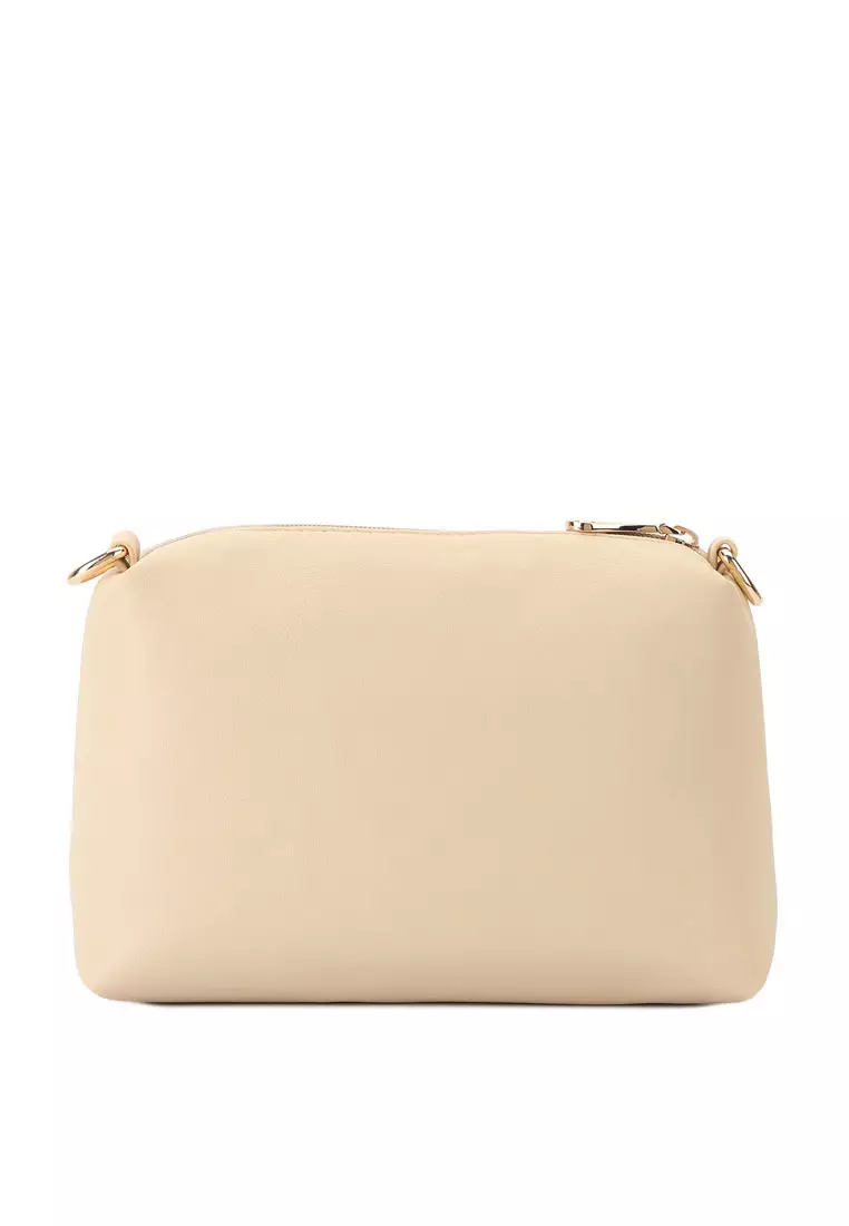 Women's Sling Bag / Crossbody Bag - Beige