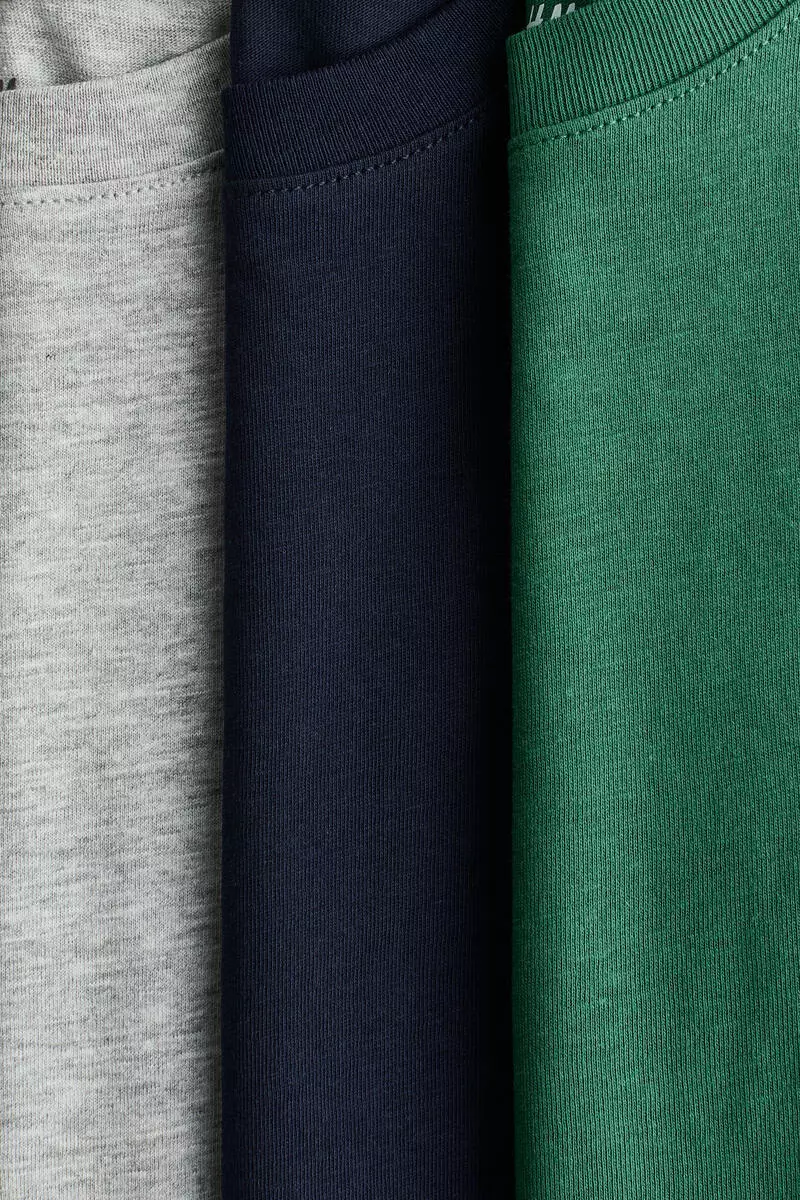3-pack cotton T-shirts