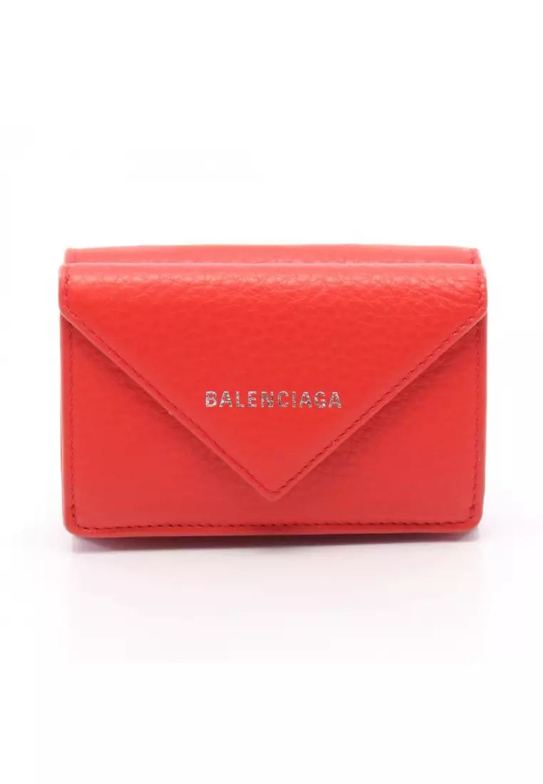 Buy Balenciaga Pre-Loved BALENCIAGA paper mini wallet trifold