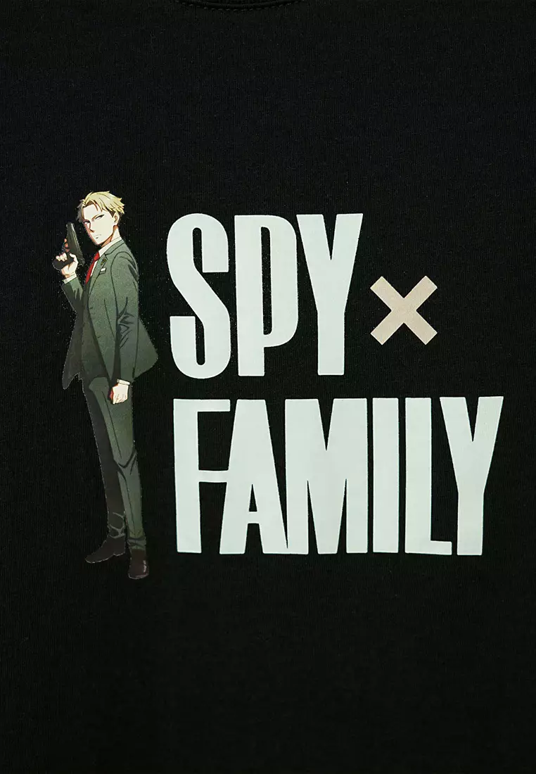 Cressida X SpyxFamily Kaos Kids Boy Black F001H3