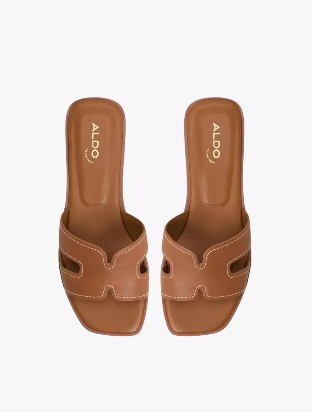 ALDO Itsandal Women's Flat Sandals - Medium Brown