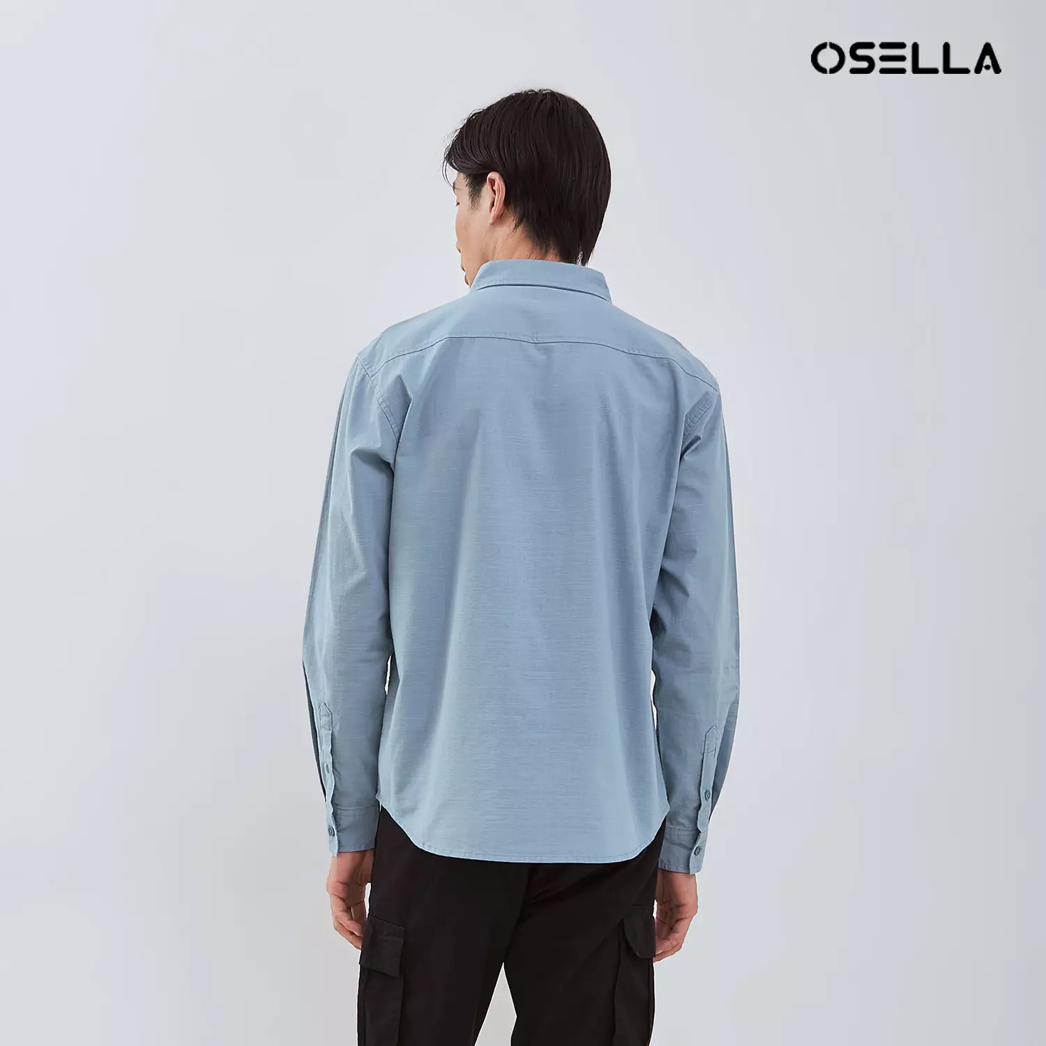 [NEW] Osella Essential Basic Long Sleeve Shirt 20374012 | Kemeja Lengan Panjang Pria