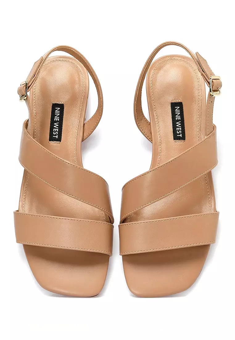 Nine west tan sandals store
