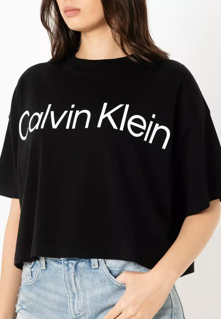 Boxy Logo Graphic Tee - Calvin Klein Sport