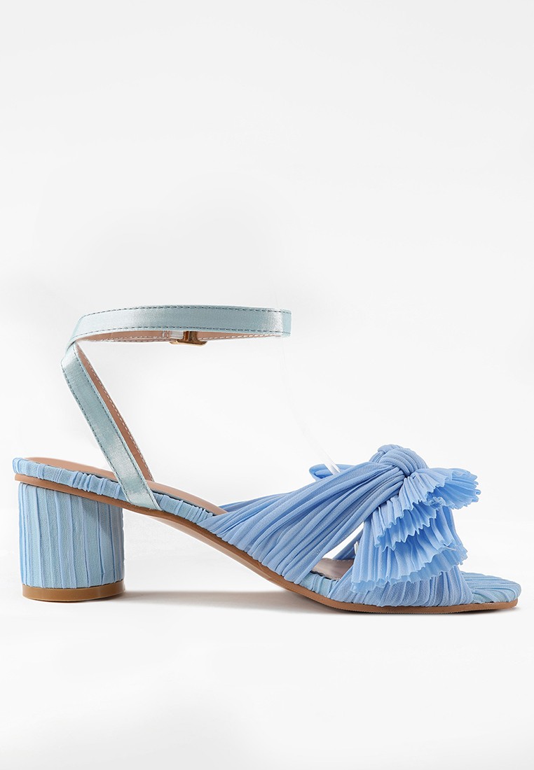 5CM Bowknot Strap Mid Heel Sandals WTY1199-1