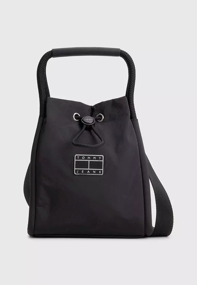 Buy Tommy Hilfiger Women's Summer Festival Badge Drawstring Bucket Bag 2024  Online
