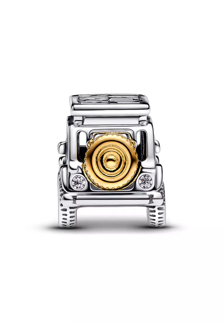 Pandora 14k Gold Plated Two-tone Adventure Car Charm