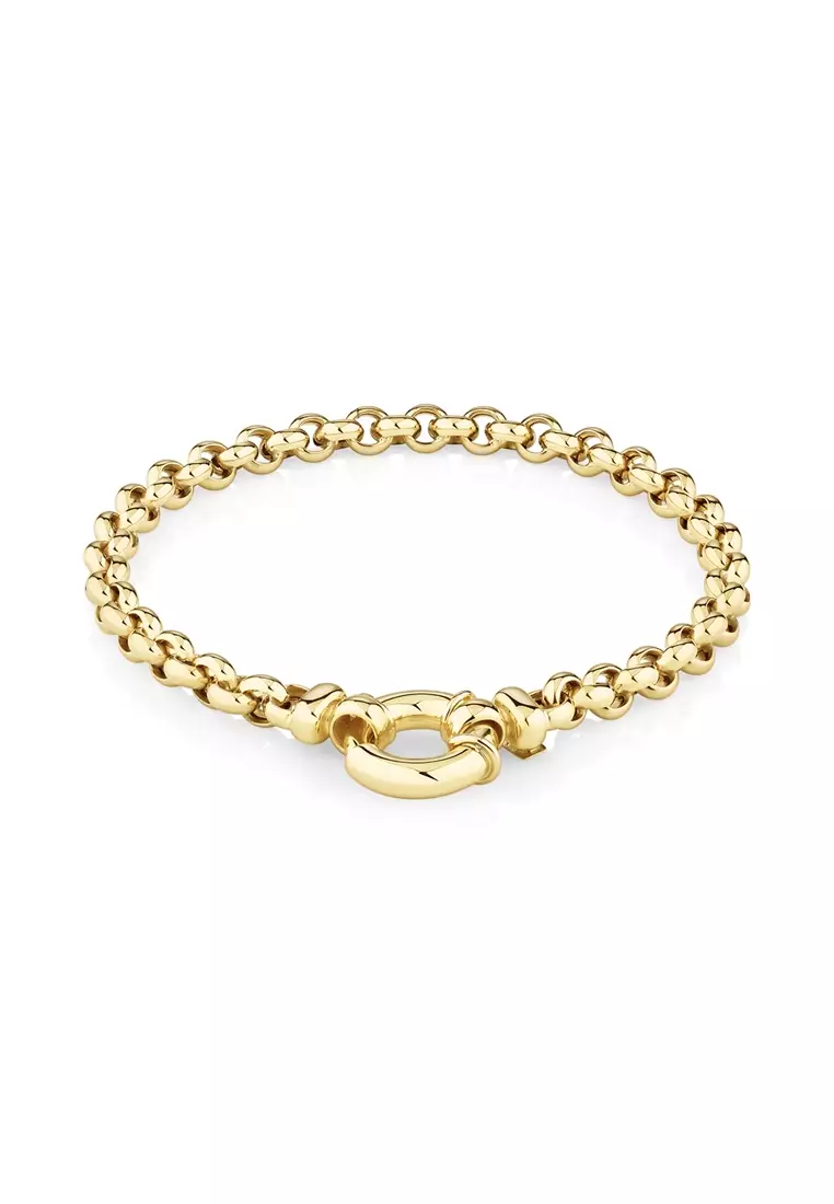 Gold belcher clearance chain bracelet