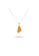 Millenne silver MILLENNE Multifaceted Baltic Amber Rustic Silver Pendant with 925 Sterling Silver E60C2AC0CD02D8GS_1