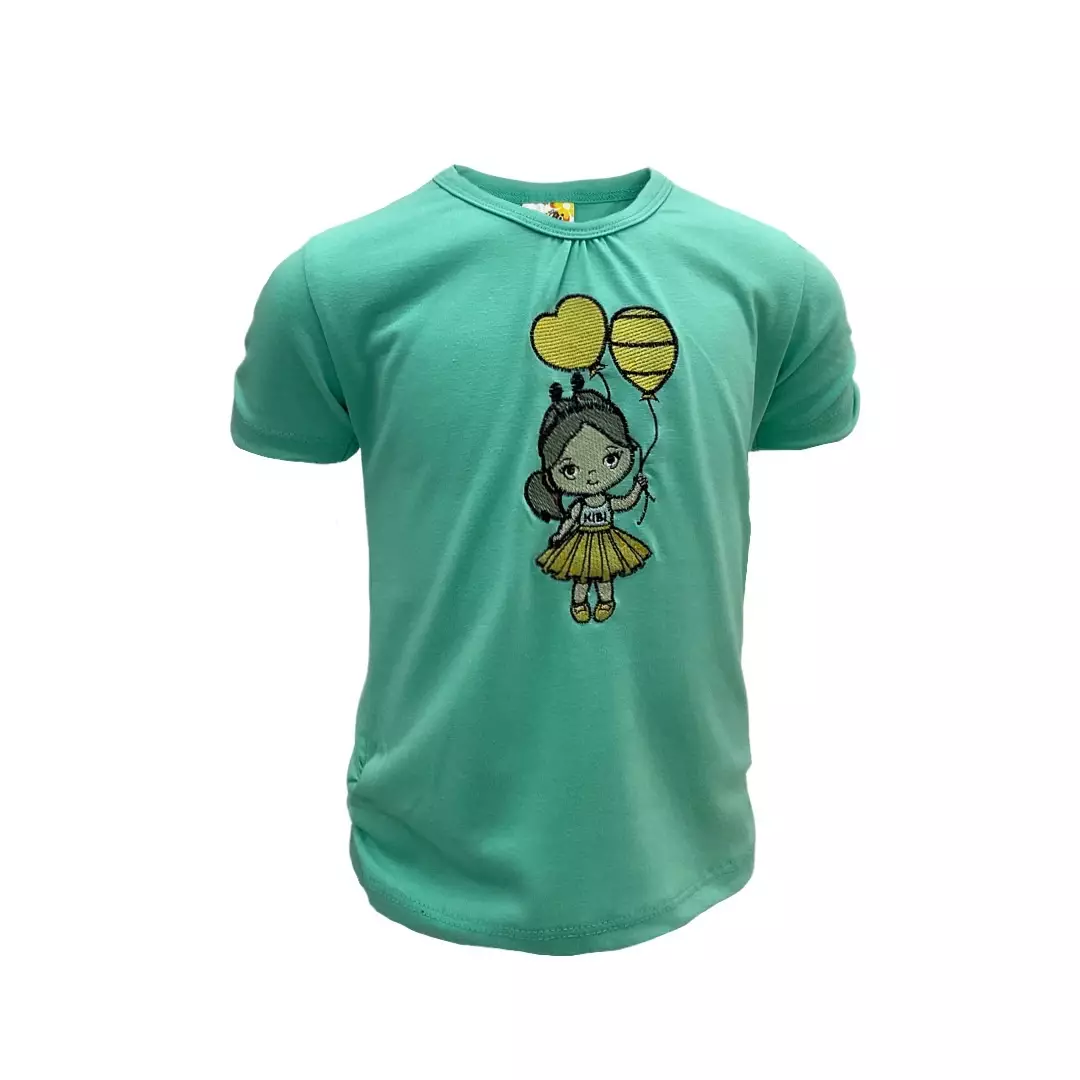 Kibi Kaos Anak Perempuan Bordir Character 10608317