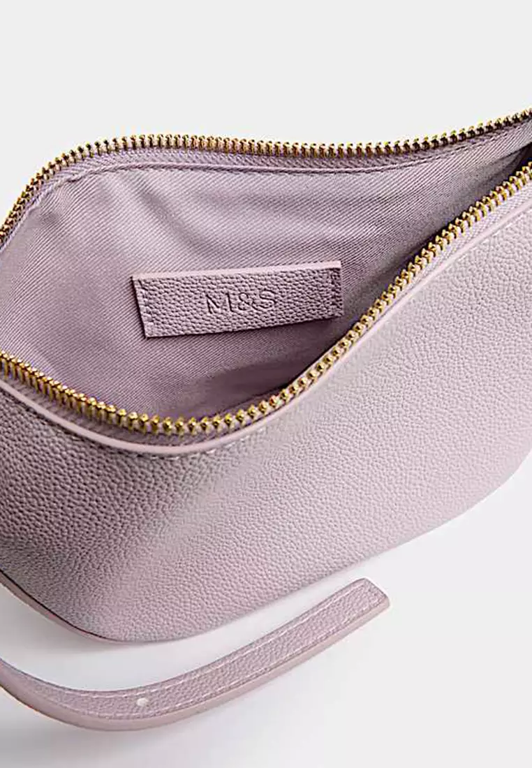 Faux Leather Mini Cross Body Bag