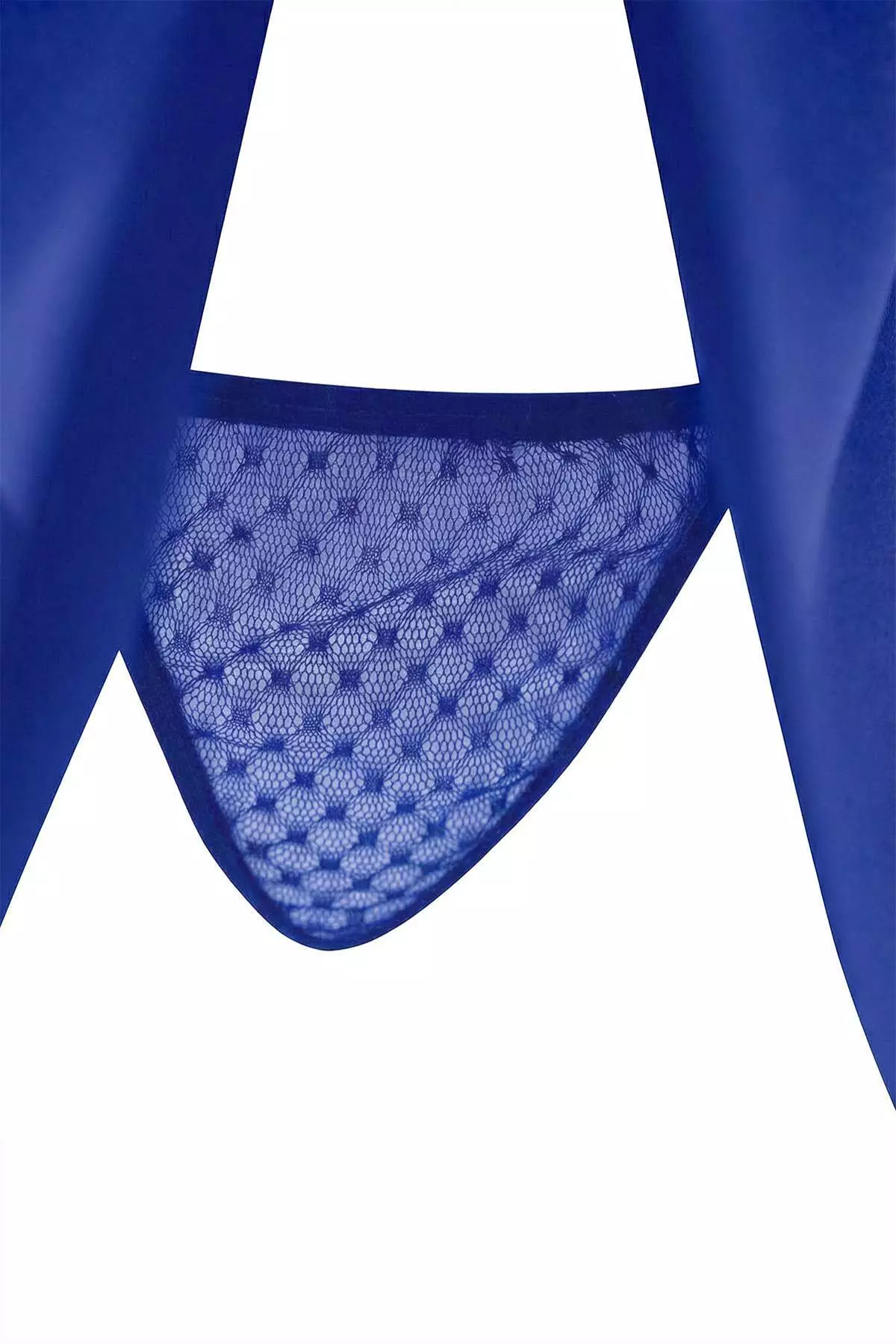 Cobalt Chest Detailed Polka Dot Babydoll/Fantasy Nightgown Thmss26Ll8