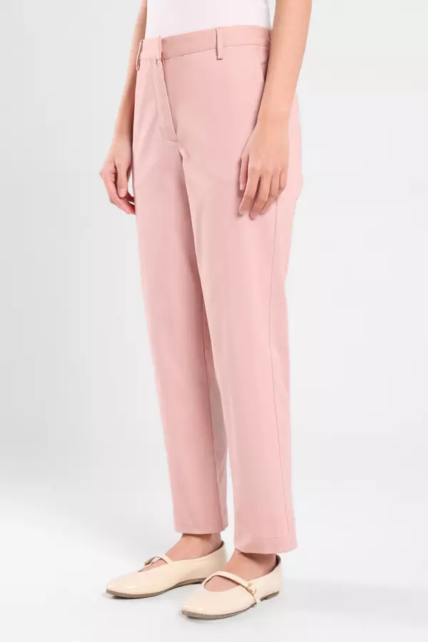 Minimal - Sieba 3 - Celana Chinos Ankle - Pink Warna Pink