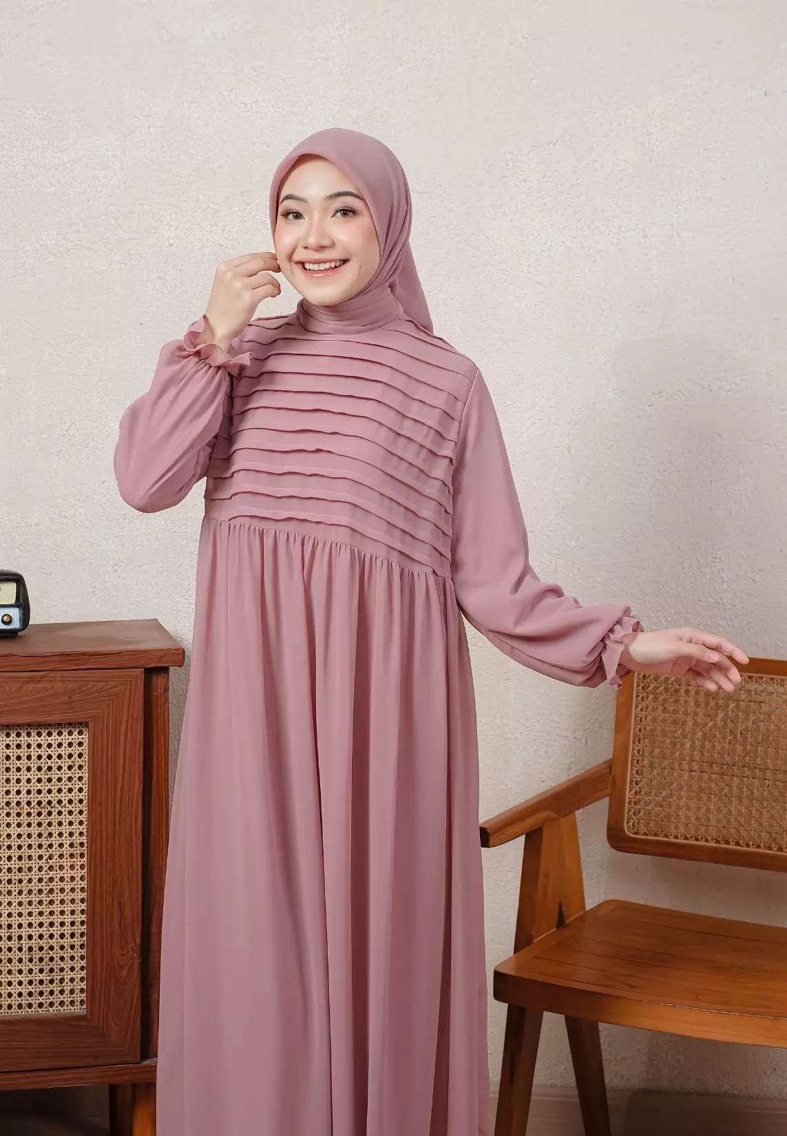 Thalia Dress - Mauve