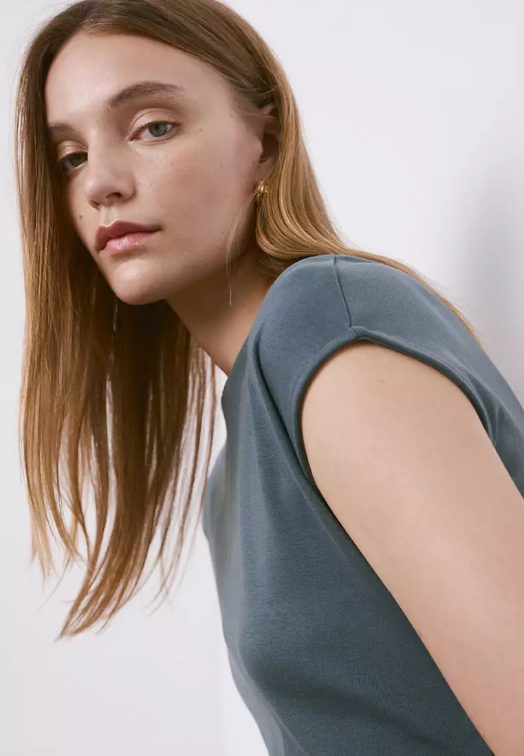 Midi-Dress With Draped Detail