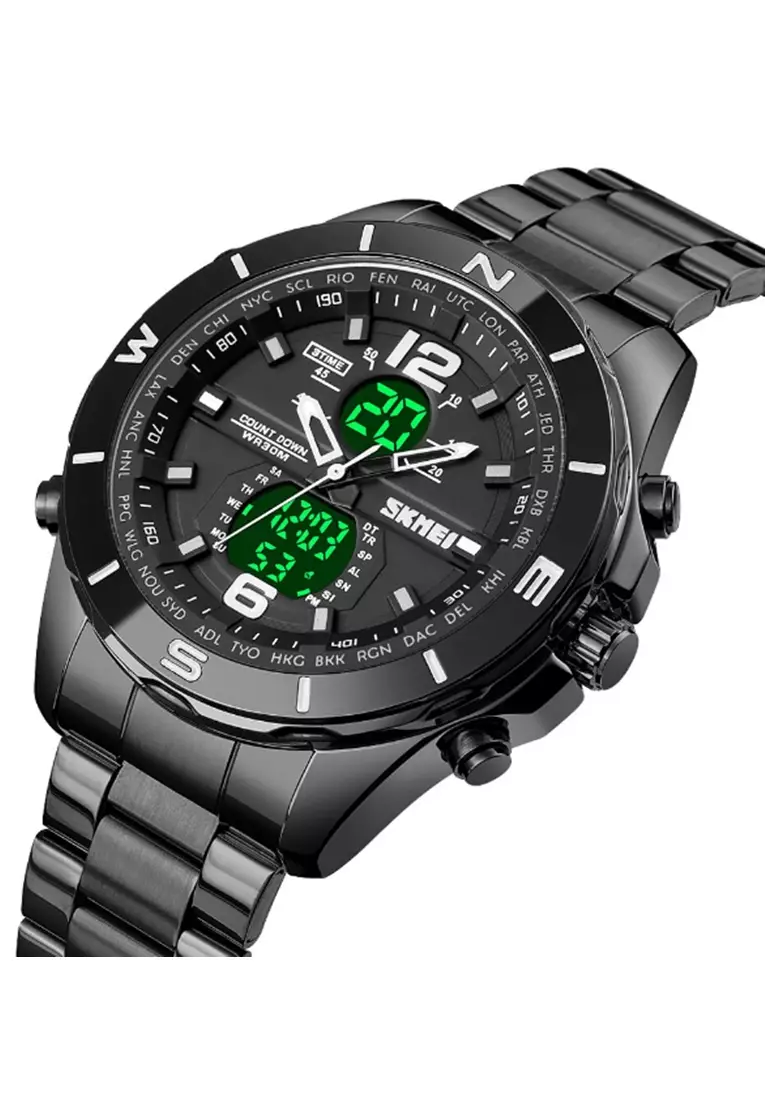 wrist watch mens watches skmei 1032 Jual SKMEI Jam Tangan Analog Digital Pria Waterproof Many Function