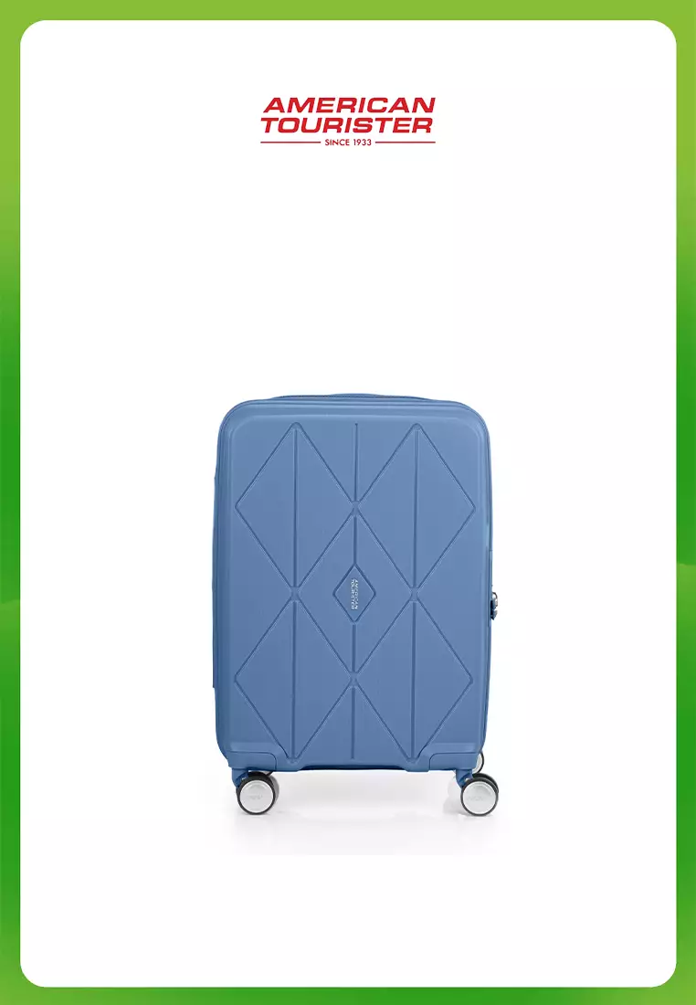 American Tourister Koper Hardcase Argyle Cabin 20 Inch TSA V2 - Blue Slate