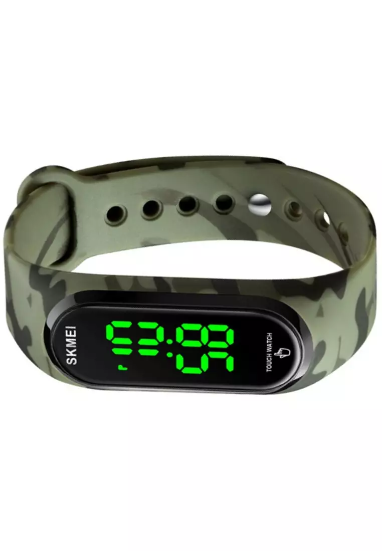 Jam Tangan Digital Pria Waterproof Many Function Strap Tali Material PU Silicone GN88 ORIGINAL