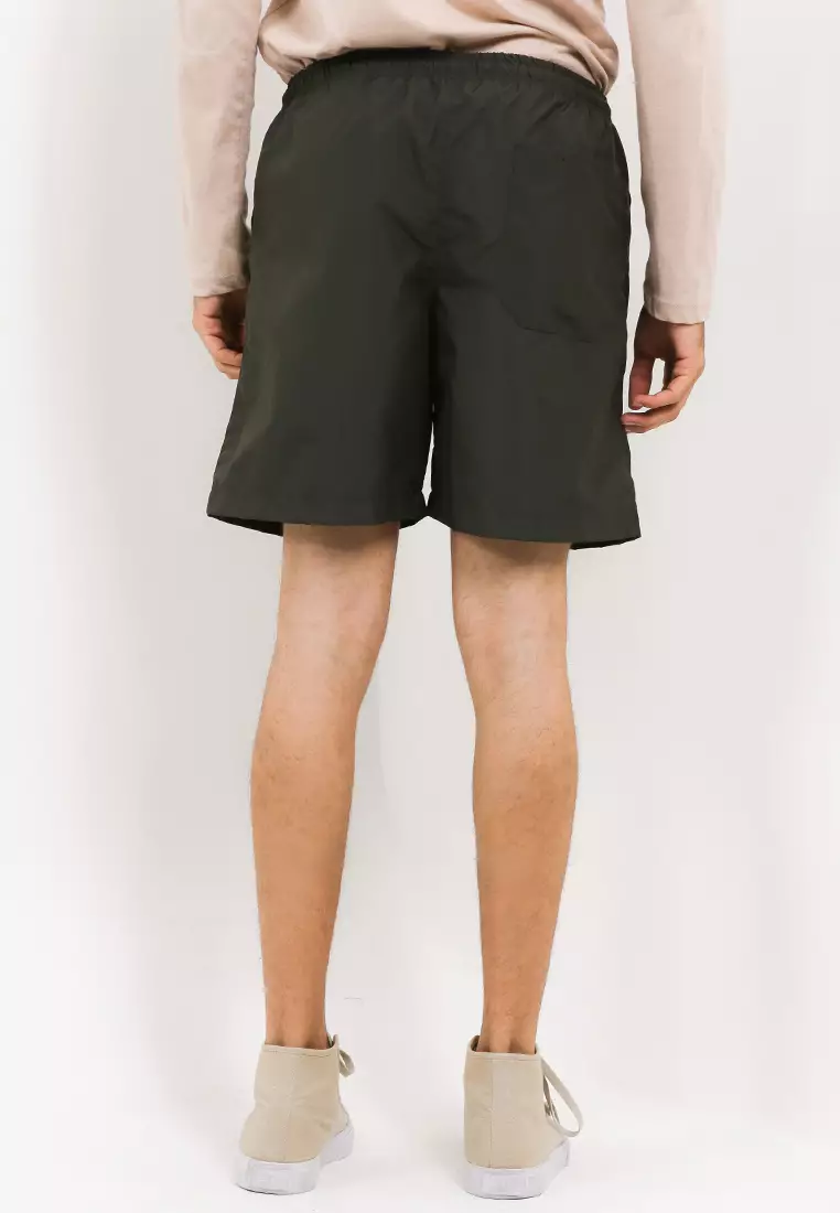 GRAHANGGRA Celana Boardshort Pants Polyester + Key Chain - Army green