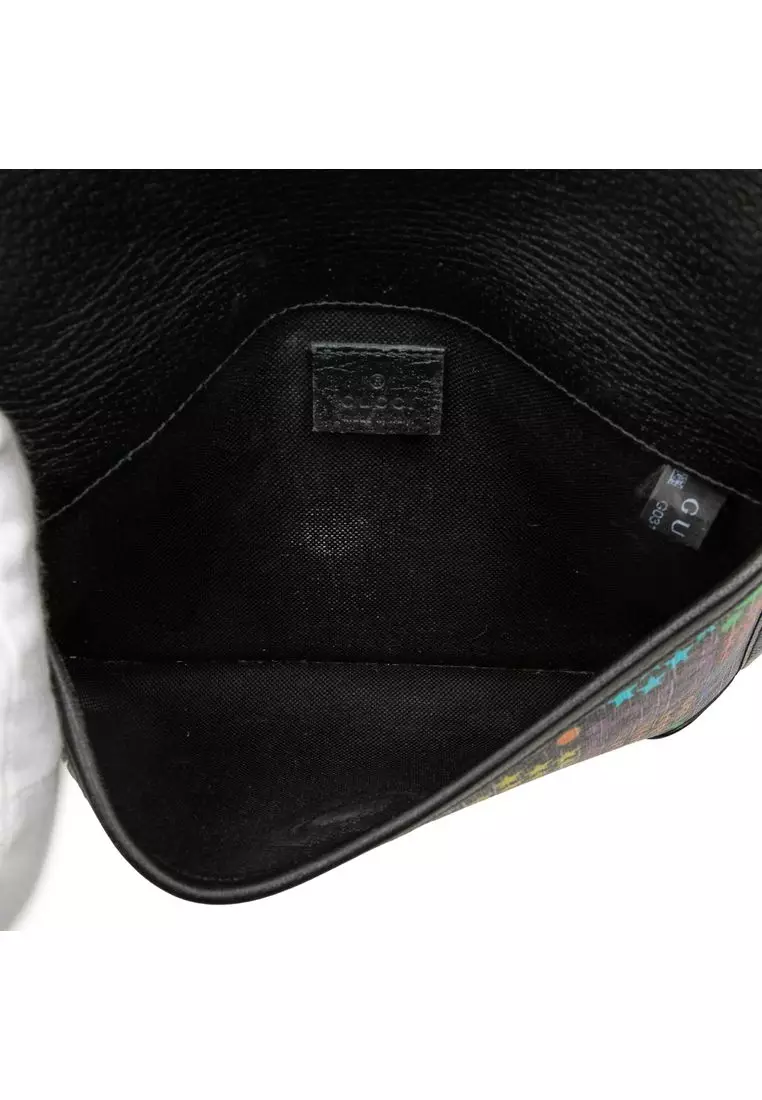 Pre-Loved Gucci Gg Supreme Psychedelic Belt Bag
