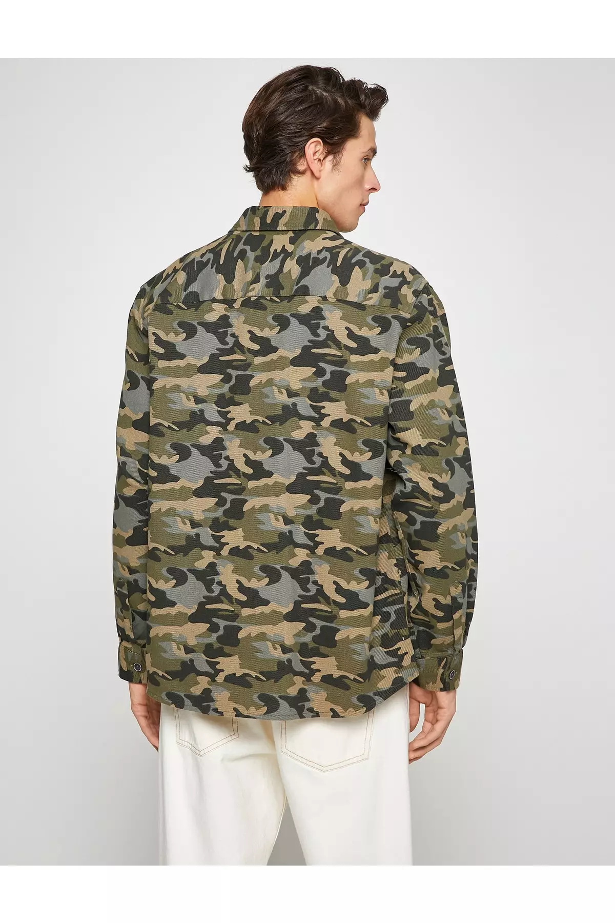 Camouflage shirt jacket online