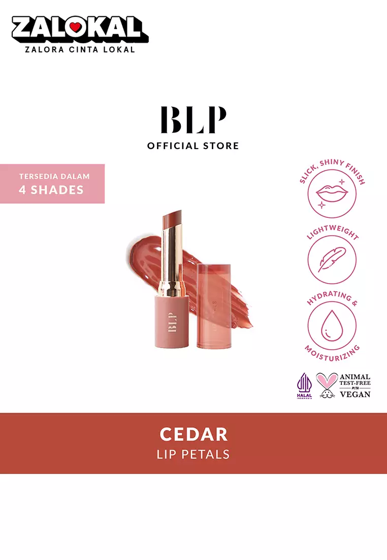 BLP - Lip Petals - 4.5 gr - Lipstik Glossy - Cedar