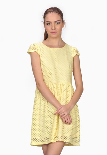 SJO's Netaris Yellow Women's Dress