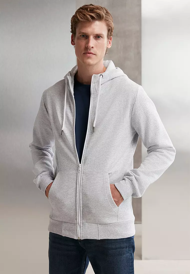 Jual GRIMELANGE Core High Neck Zipper Hoodie Original 2025