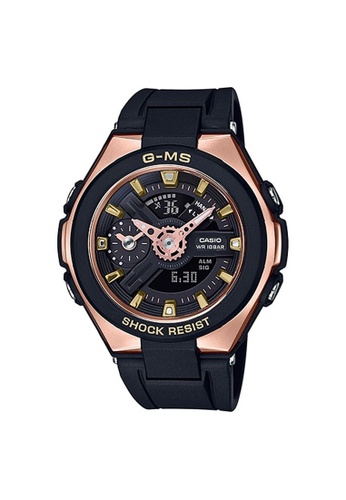 white and rose gold baby g shock