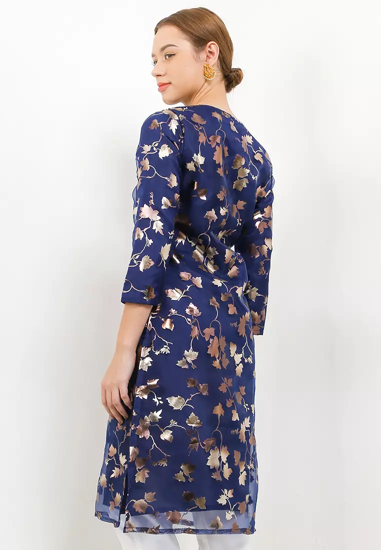 Chanira Festive Rimsha Tunic-Sapphire