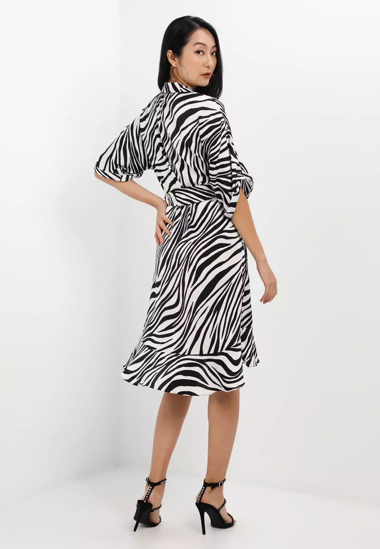 TOPSHOP Petite Zebra Print Shirt Dress 2023 Buy TOPSHOP Online