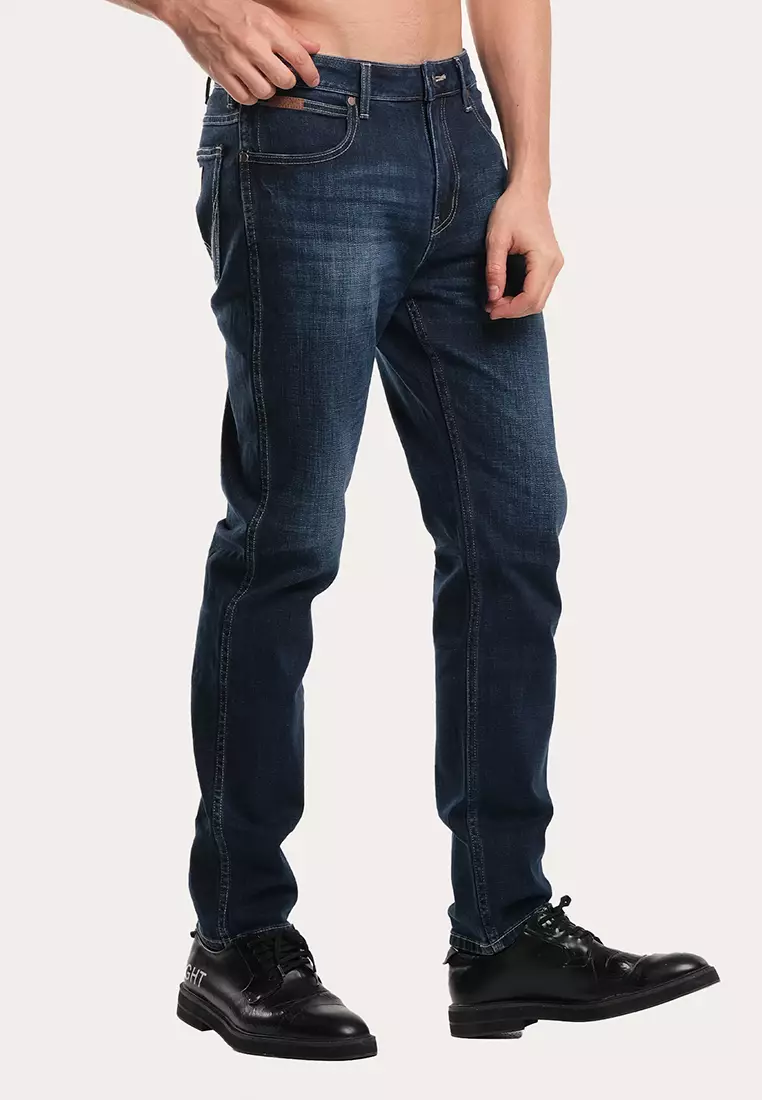 Wrangler Men's Denim Jeans Texas Straight Fit