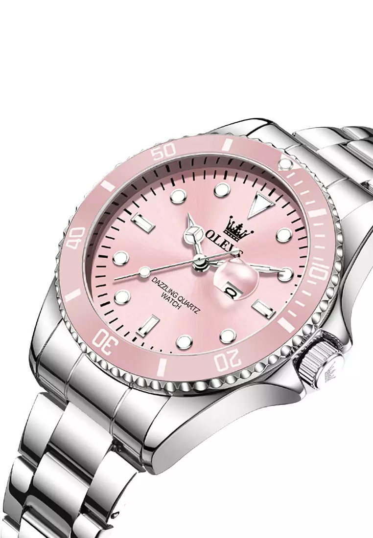 欧利时 Lovora 女士钢带腕表