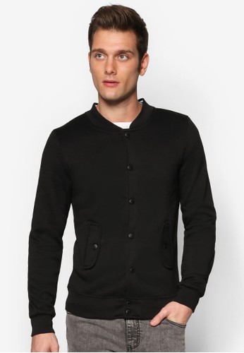 撞色拼接鈕扣棒esprit 雨傘球外套, 服飾, 外套