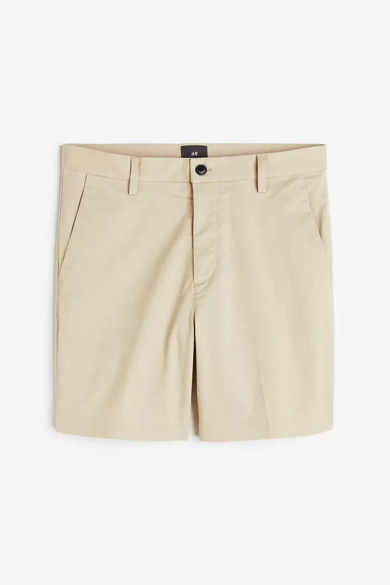 H&m beige shorts shop