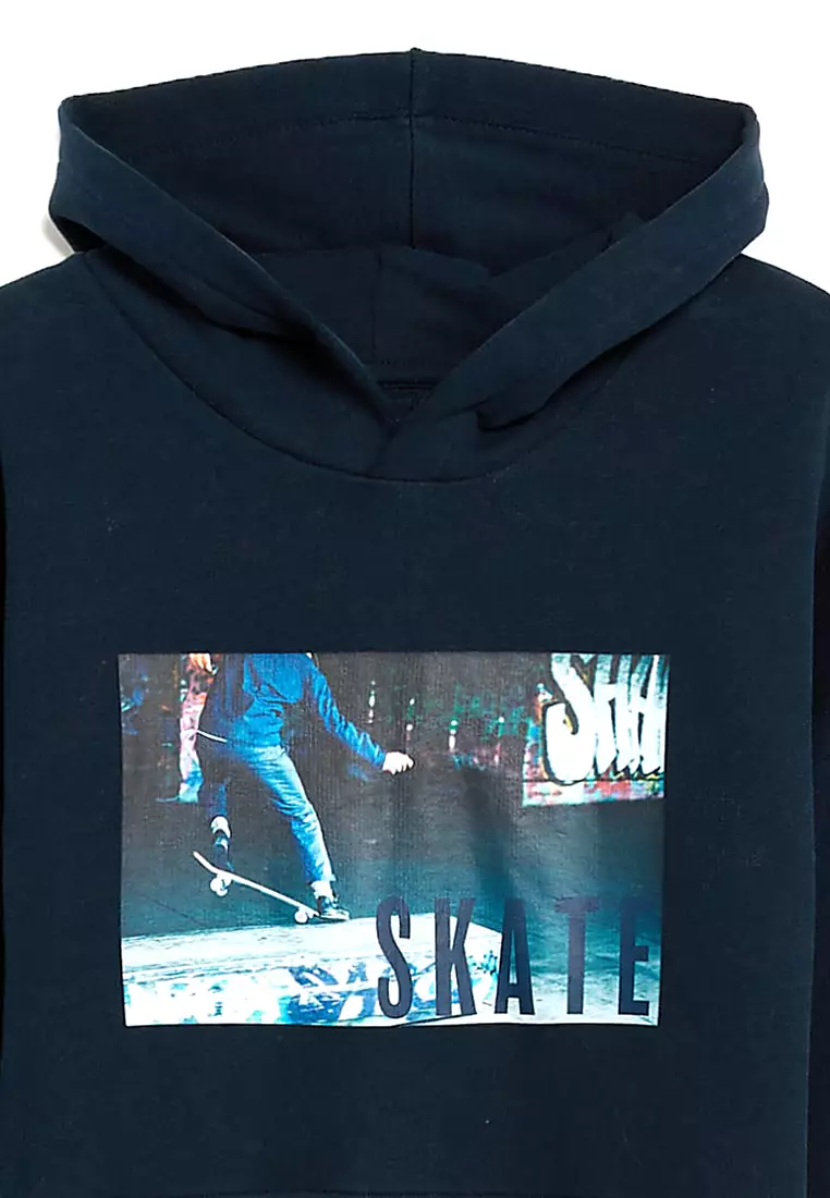 Cotton Rich Skate Graphic Hoodie