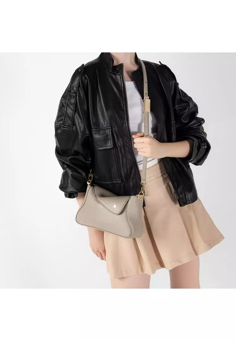 Nami Flap Bag Togo- Clay