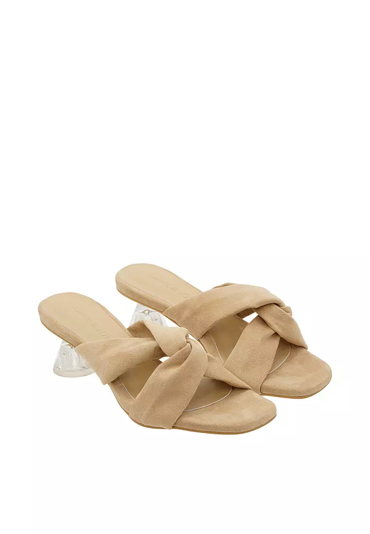 Gemini Sandals Ladies Women Shoes (Nude)