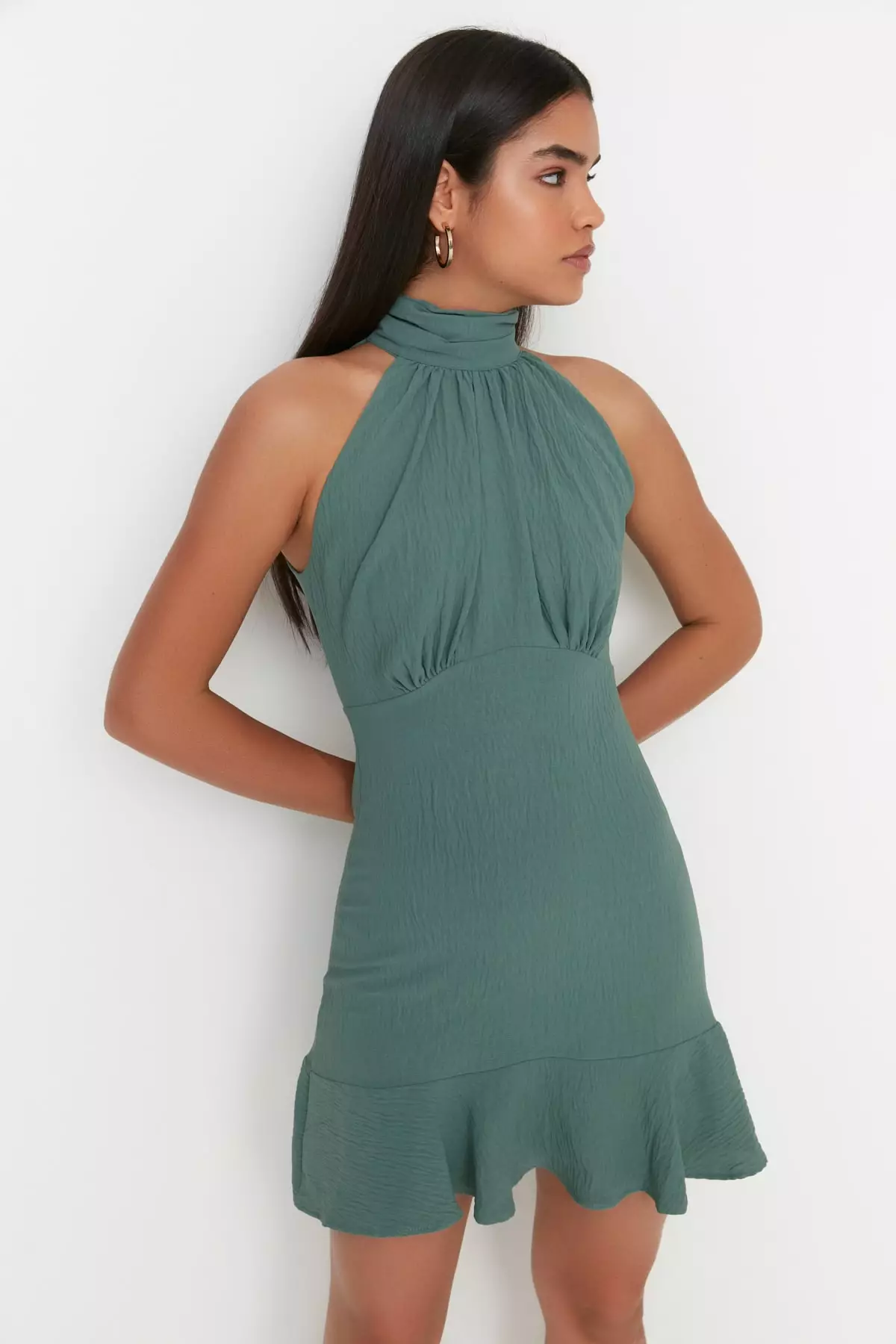 Mini Halter Neck Dress