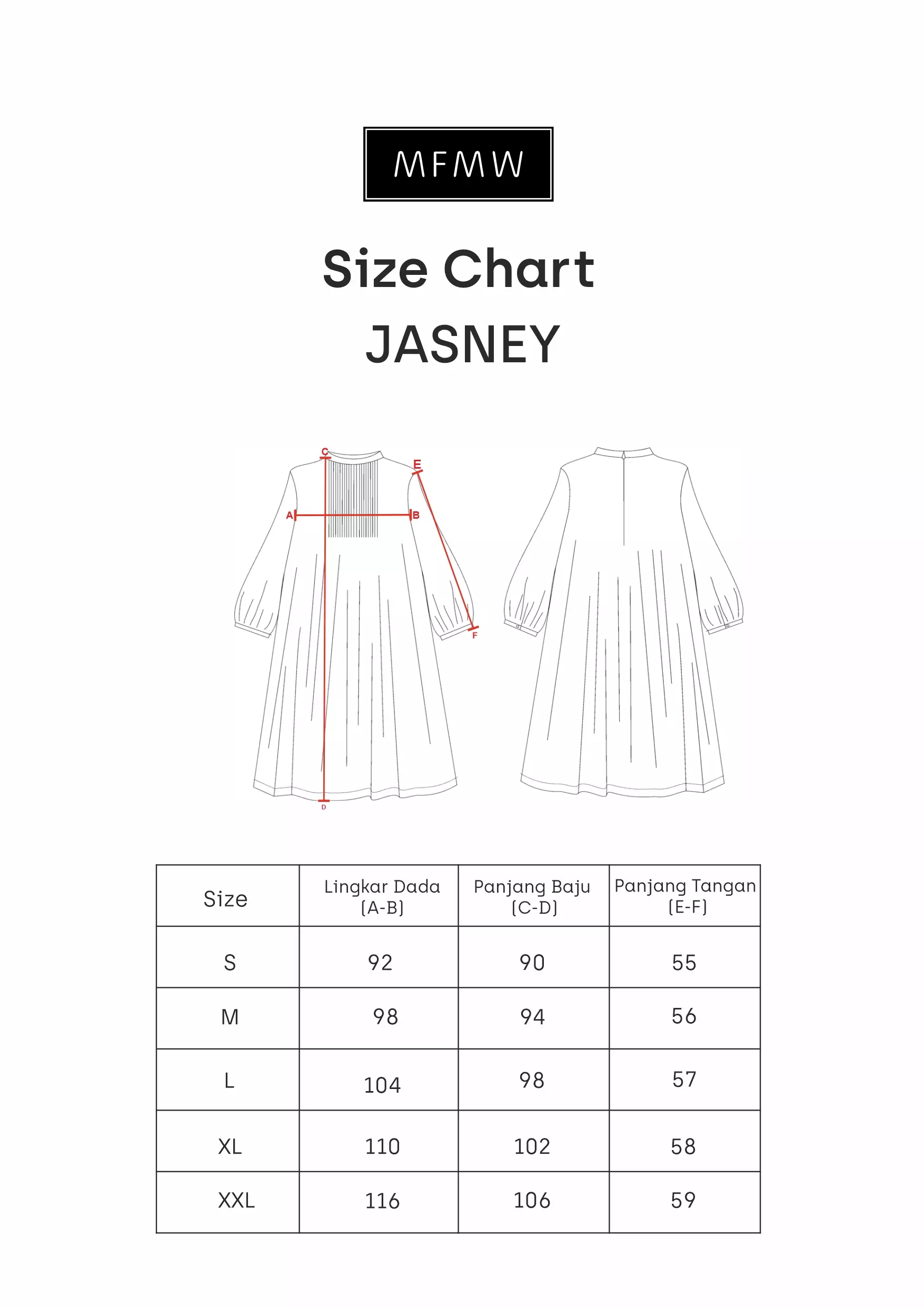 MFMW Jasney Tunik Black