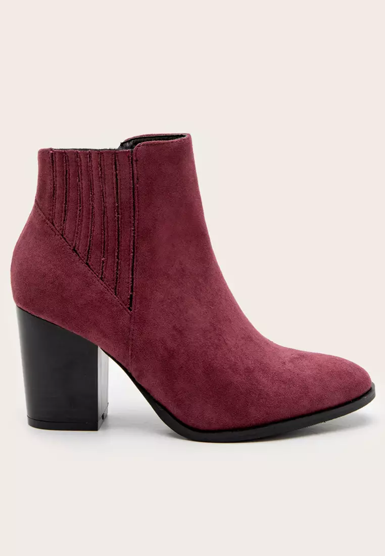 Discount on Twenty Eight Shoes  shoes - SKU: 8cm Suede Fabric Ankle Boots Wty4051-7