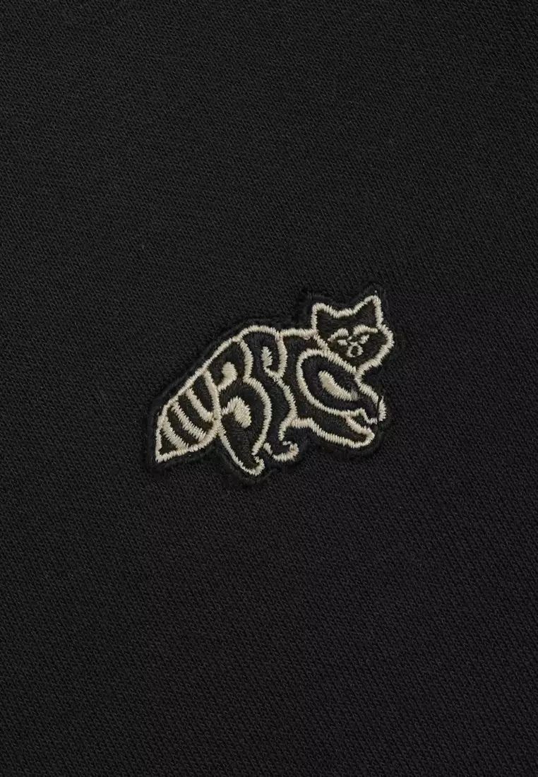 3Second Men's Jacket Crewneck Sweatshirt Relaxed Fit Fleece Creast C150325