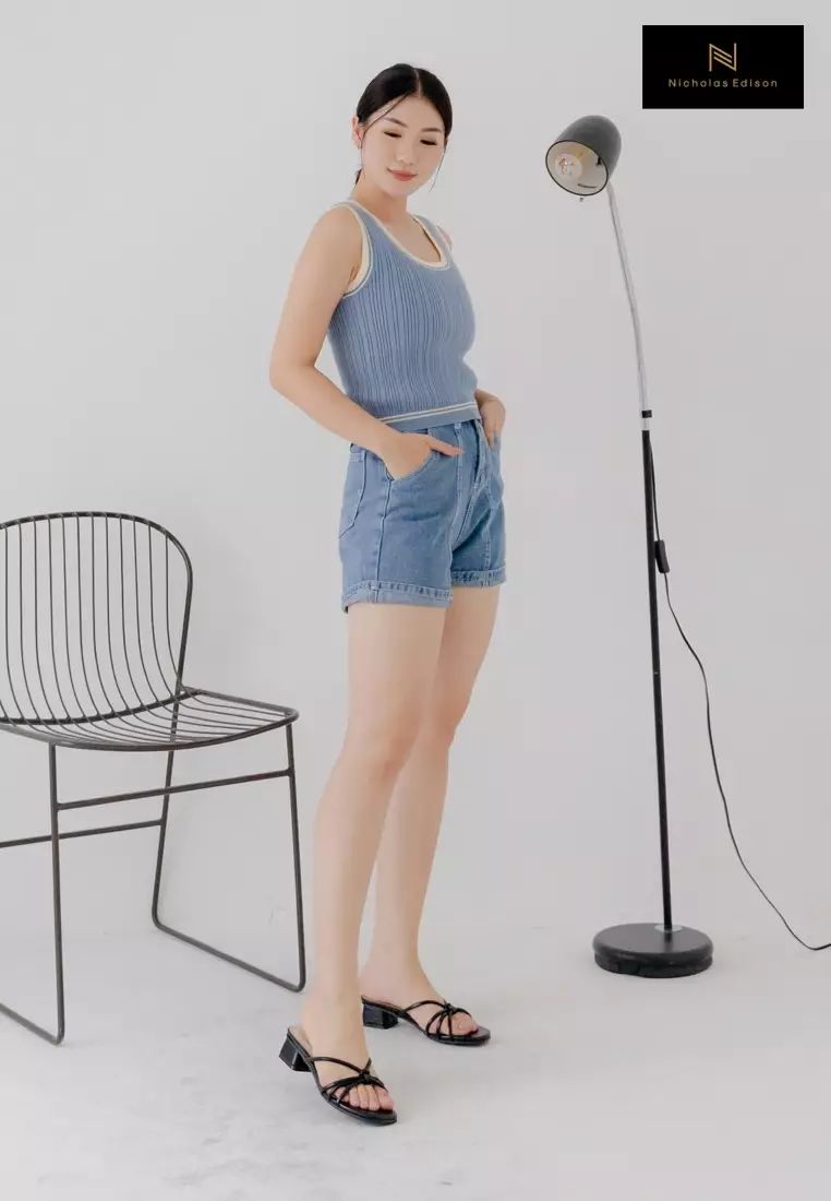 NIcholas Edison Heel Yafa Black